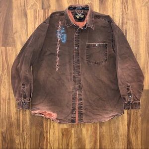 Harley-Davidson Men's Long SleeveShirt Ja…